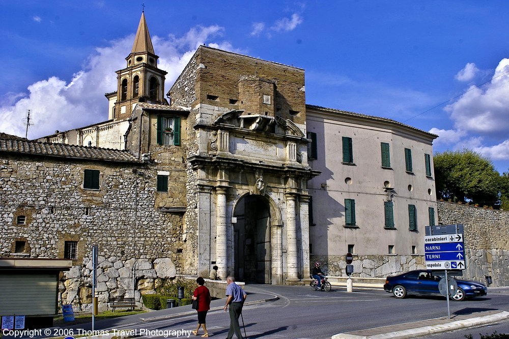 Porta Romana, Amelia, Umbria, Italy