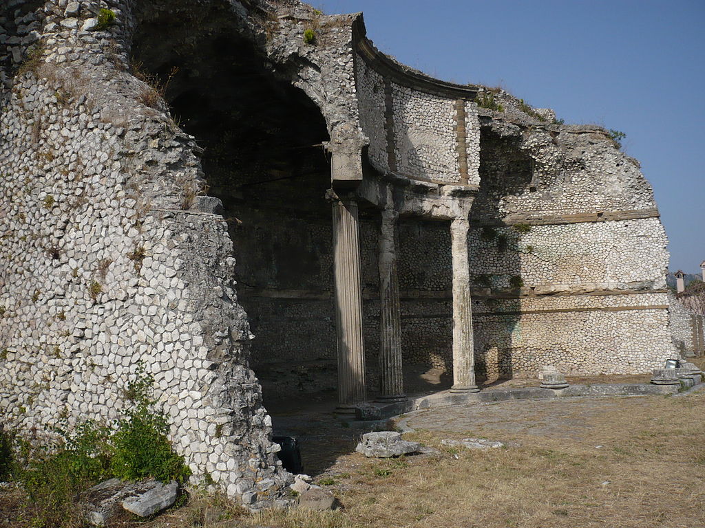 Ruins of the Sanctuary of Fortuna Primigenia, Palestrina, Lazio, Italy