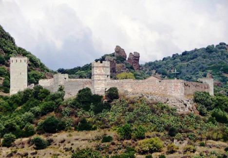 Castello di Serravalle (Castello Malaspina), Bosa, Sardinia, Italy