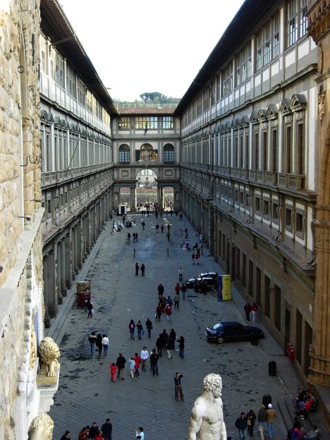 Gallery degli Uffizi, Florence, Tuscany, Italy