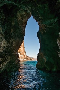 In the cave, Golfo di Orosei. Sardinia, Italy