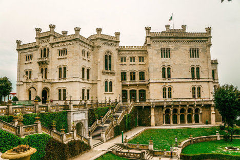 Miramare Castle and the park, Trieste, Italy