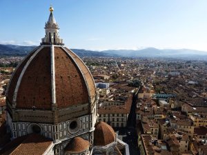 View of Florence from Cathedral, Tuscany, Italy