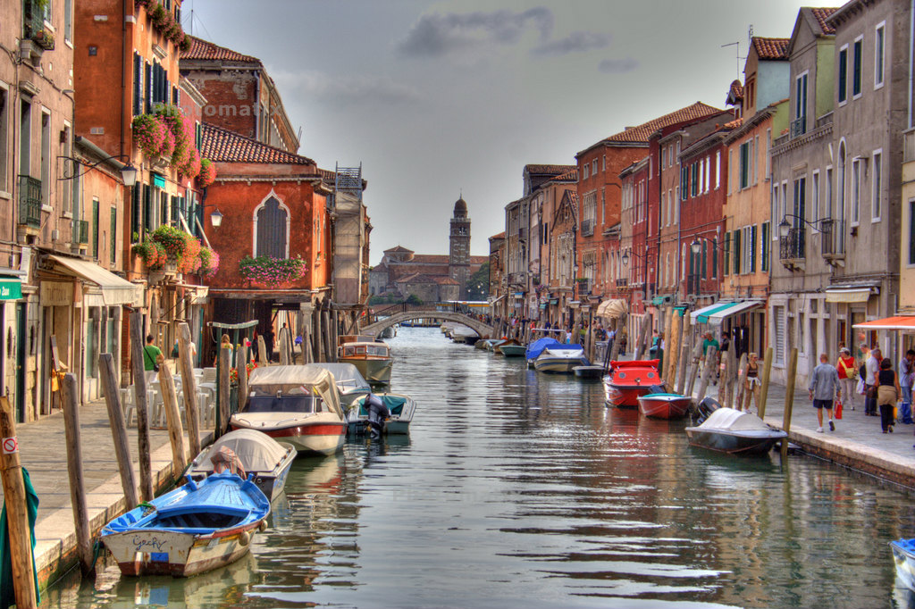 Murano channel, Italy