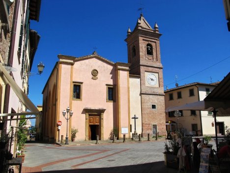 San Regolo church in Montaione, Tuscany, Italy