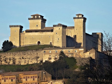 Albornoz Fortress (Rocca Albornoziana), Orvieto, Umbria, Italy