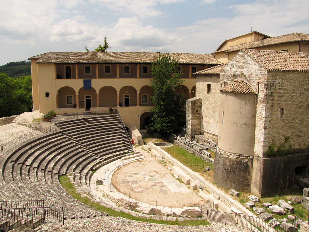 Roman Theatre, Spoleto, Umbria, Italy