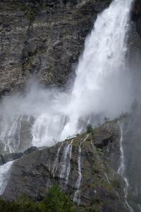 Cascate del Serio - a huge waterfall, Lombardy, Italy