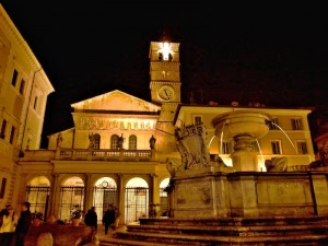 Piazza di Santa Maria, Trastevere, Rome, Lazio, Italy
