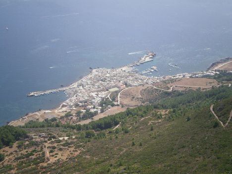 Town of Marettimo, Egadi Islands, Sicily, Italy