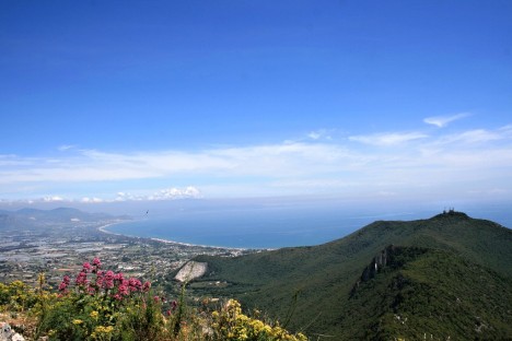 View from Monte Circeo, Lazio, Italy