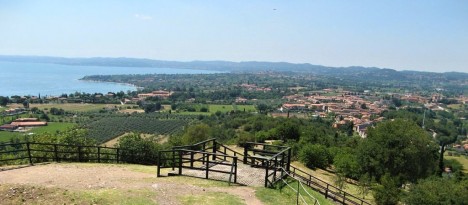 View from Rocca di Manerba, Lake Garda, Italy