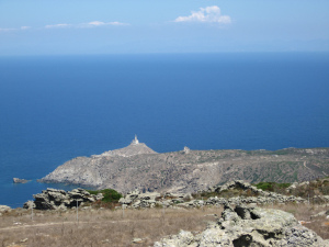 Lighthouse on Asinara island, Sardinia, Italy