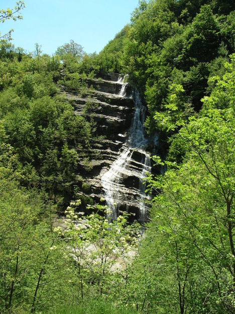 Acquacheta waterfall, Tuscany, Italy