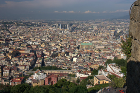 View of Naples from St Elmo