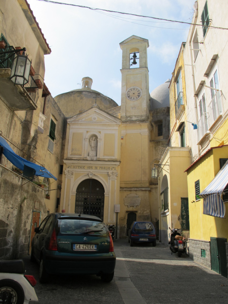 Abbazia di San Michele Arcangelo. Procida island, Campania, Italy