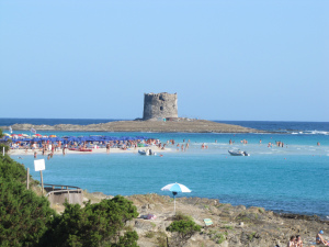 La Pelosa beach, Sardinia, Italy