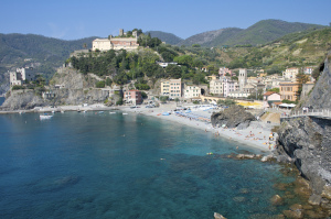 Monterosso al Mare beach, Cinque Terre, Liguria, Italy