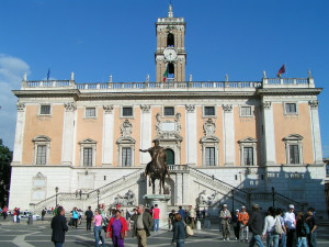 Piazza del Campidoglio, Rome, Lazio, Italy