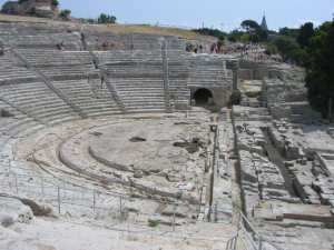 Syracuse theatre, Sicily, Italy