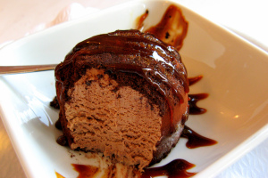 Tartufo - ice-cream dessert