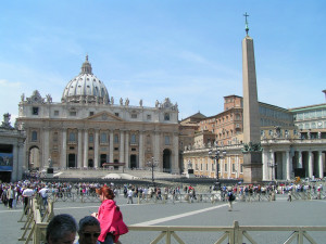 St. Peter’s square and Basilica, Vatican