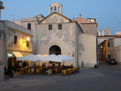 Alghero bar, Sardinia, Italy