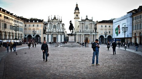 Piazza San Carlo, Turin, Piedmont, Italy