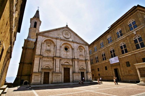 Pienza cathedral, Tuscany, Italy