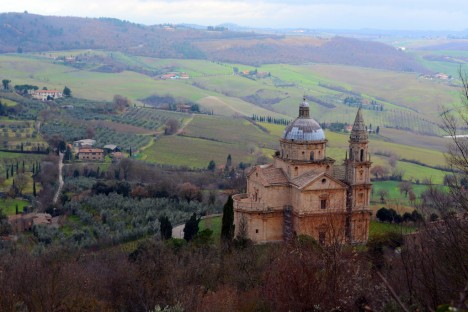 The Sanctuary of San Biagio, Montepulciano, Tuscany, Italy
