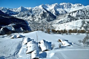 Bardonecchia ski resort, Piedmont, Italy