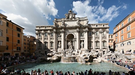 Trevi fountain, Rome, Lazio, Italy