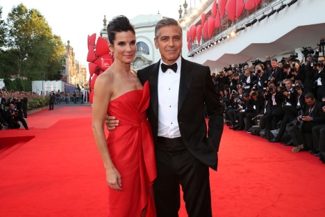 Sandra Bullock & George Clooney - Cinema Festival Venice