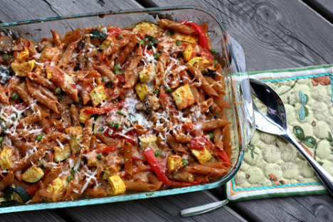 Baked Penne with Roasted Vegetables 2