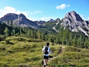 Hiking in Dolomiti Friulane, Italy
