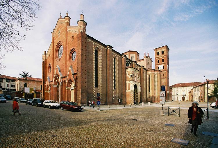 Asti cathedral, Piemonte, Italy