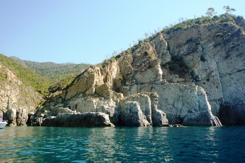 Coast of Moneglia, Liguria, Italy