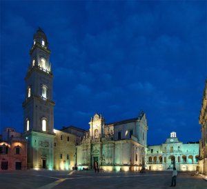Piazza del duomo, Lecce, Puglia, Italy