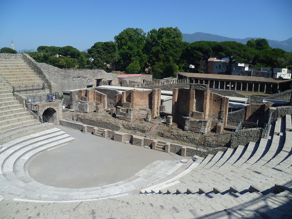 Theatre at Pompeii, Italy