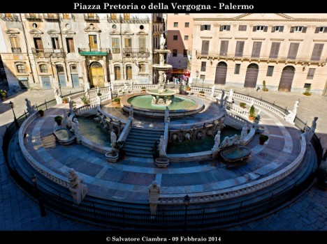 Piazza Pretoria, Palermo, Sicily, Italy
