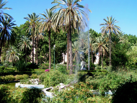 Villa Bonanno, Garden, Palermo, Sicily, Italy