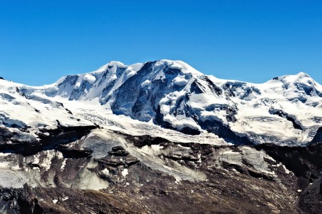 Monte Rosa from the summit of Oberrothorn, Pennine Alps, Italy