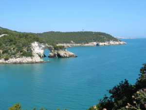 Gargano Coastline around Vieste, Puglia, Italy