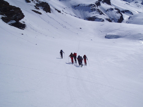 Ski mountaineering, Aosta Valley, Italy