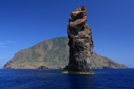 Scoglio della Canna and Filicudi, Aeolian Islands, Sicily, Italy
