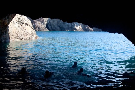 Grotta del Blue Marino, Filicudi, Aeolian islands, Sicily, Italy