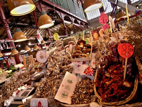 Food market - Mercato Centrale in Florence, Tuscany, Italy