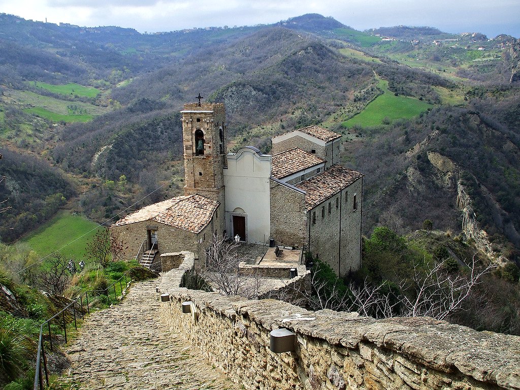 San Pietro church, Roccascalegna, Abruzzo, Italy
