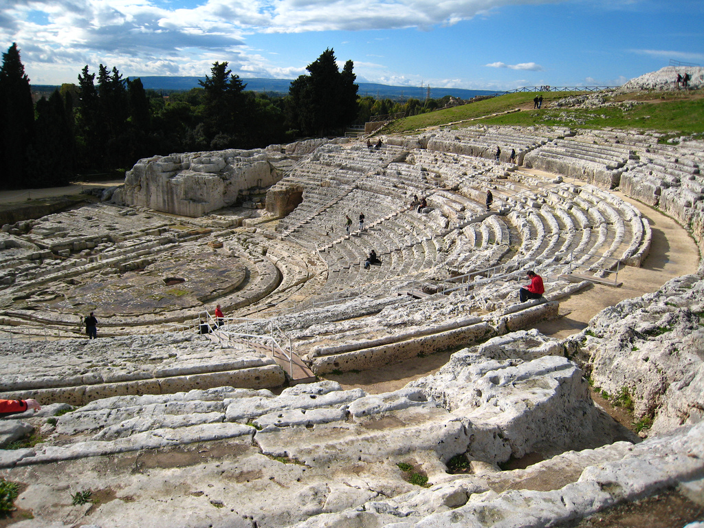 Teatro Greco, Syracuse, Sicily, Italy