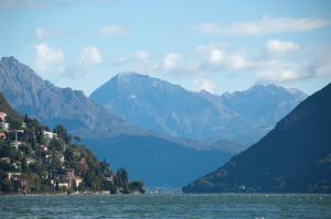 Lago di Lugano, Lombardy, Italy